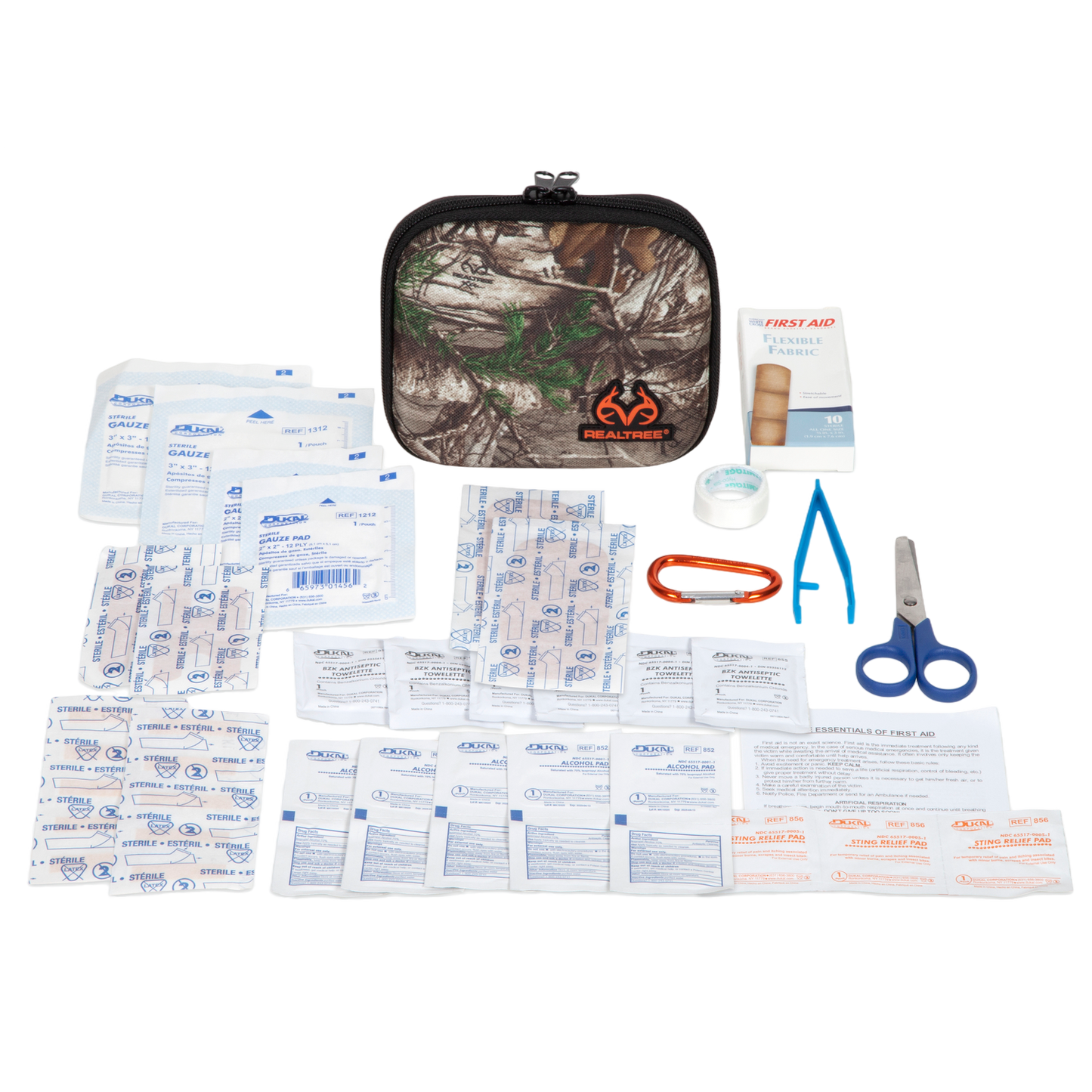 REALTREE MEDIUM HARD-SHELL FOAM FIRST AID KIT