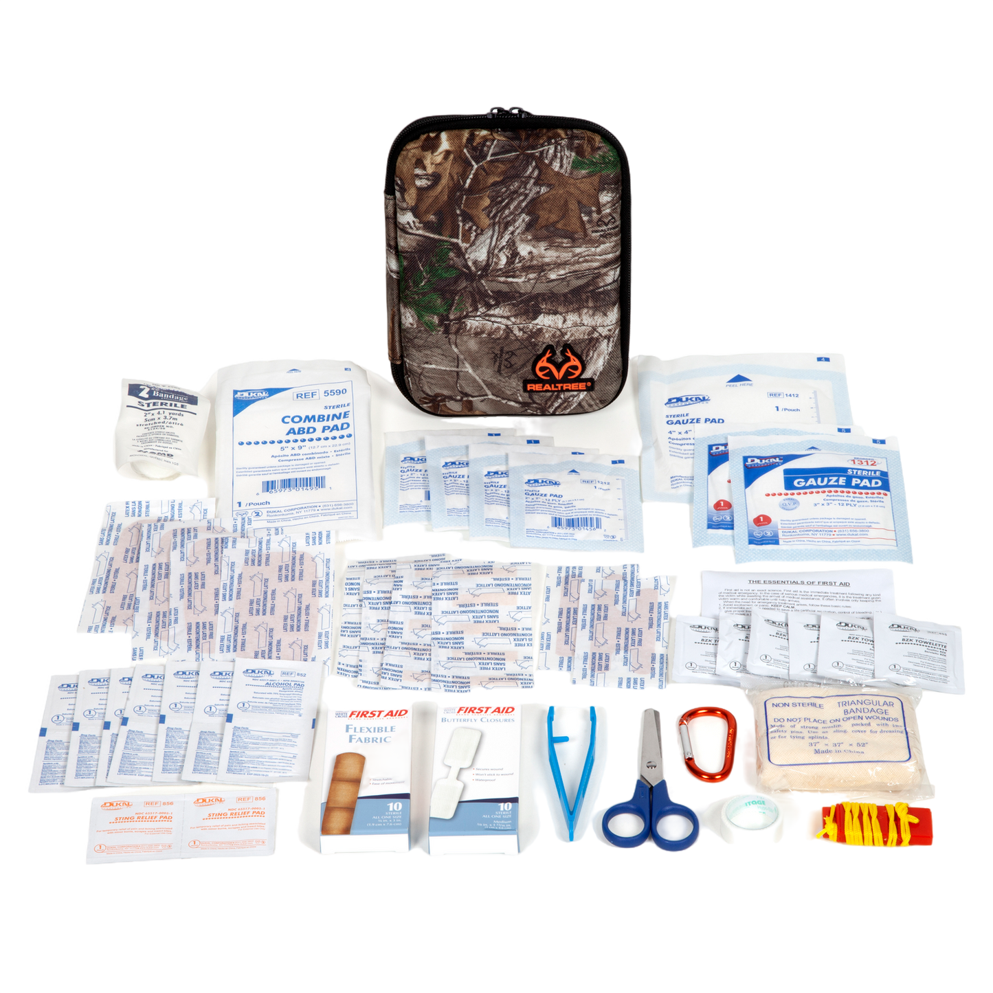 REALTREE LARGE HARD-SHELL FOAM FIRST AID KIT