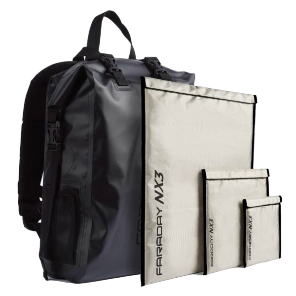 Faraday Dry Bag Backpack + NX3 3pc Kit