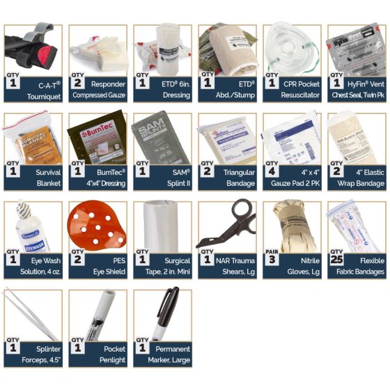 PATROL VEHICLE TRAUMA KITS