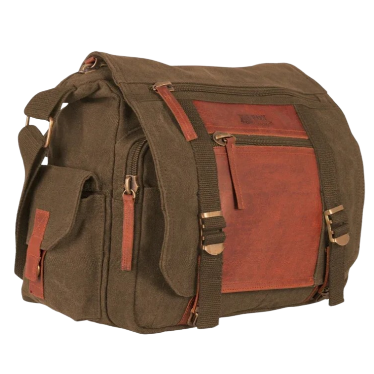DELUXE CONCEALED-CARRY MESSENGER BAG