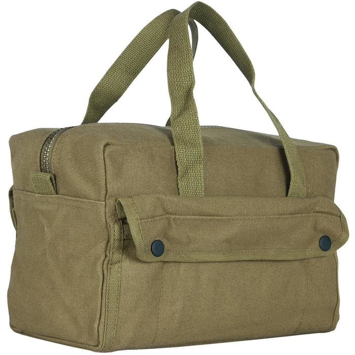 MECHANIC'S TOOL BAG WITH BRASS ZIPPER