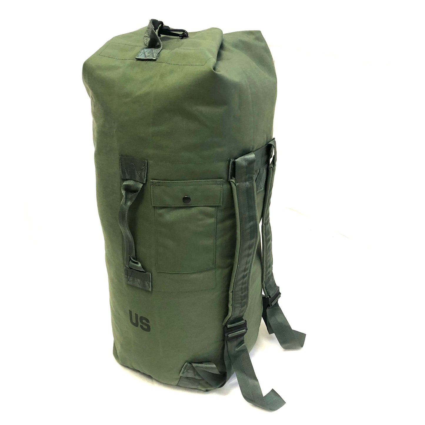 GI Style Top Load Canvas One Strap Duffle Bag