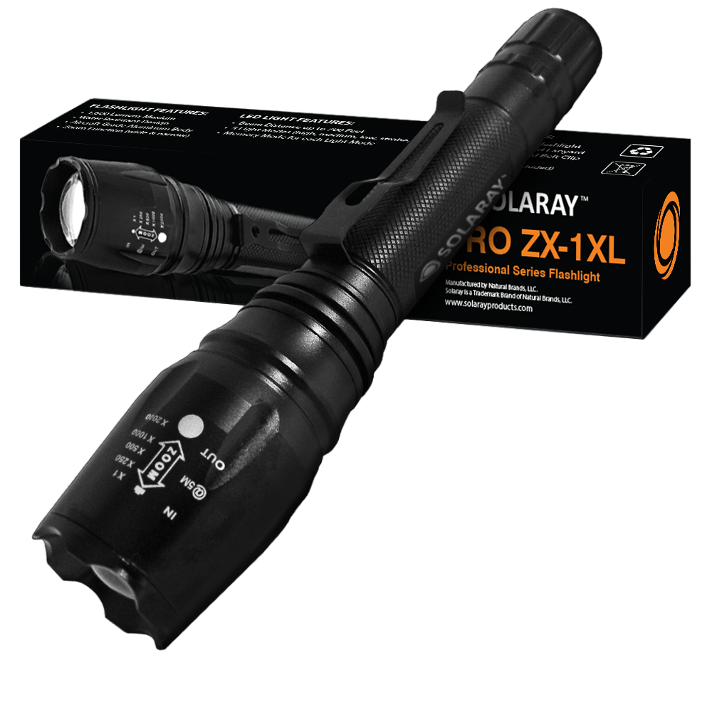 ZX1-XL 18650 Tactical Flashlight with Holster