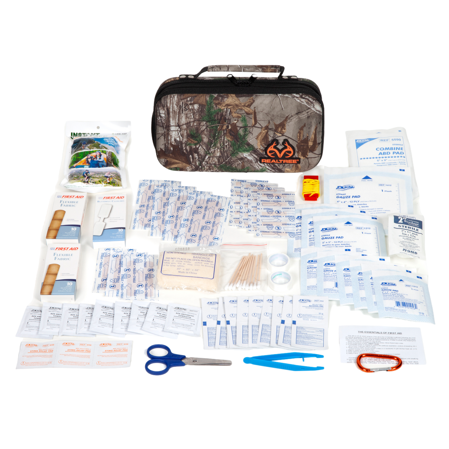 REALTREE DELUXE HARD-SHELL FOAM FIRST AID KIT