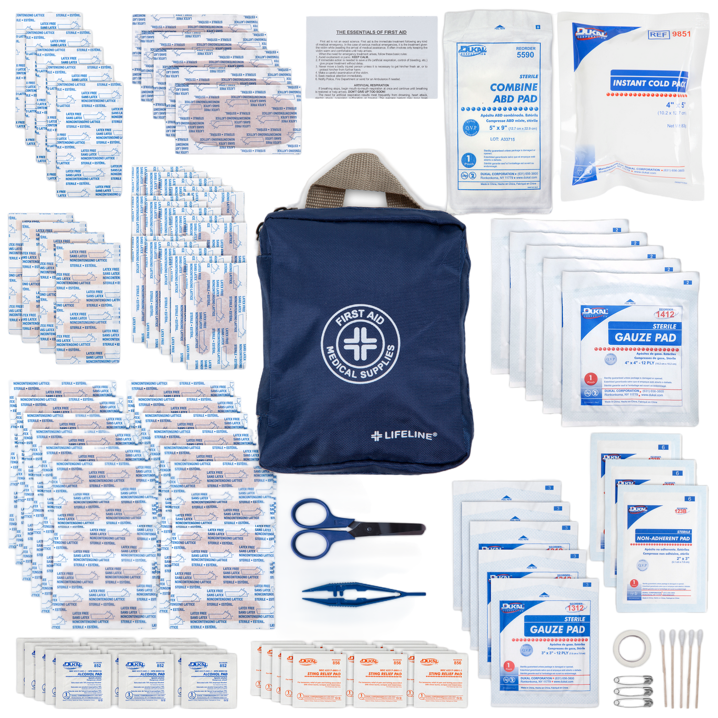 200 PIECE ESSENTIAL FIRST AID KIT