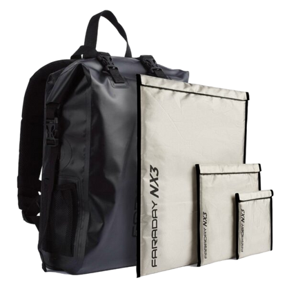 Faraday Dry Bag Backpack + NX3 3pc Kit