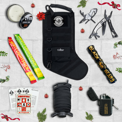 Military Christmas Stocking Black prefilled kit - Salty Seabag