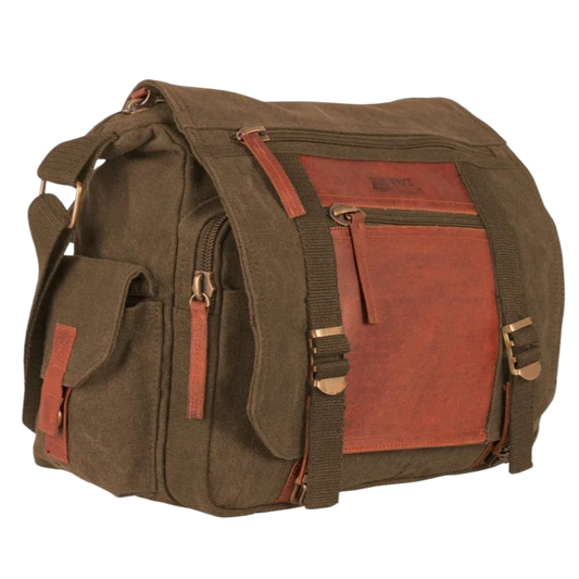 DELUXE CONCEALED-CARRY MESSENGER BAG