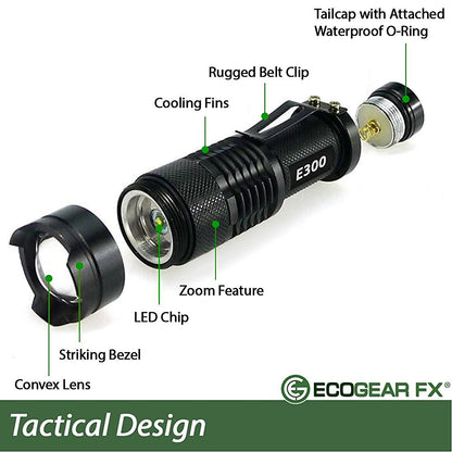 E300 EDC Tactical Flashlight