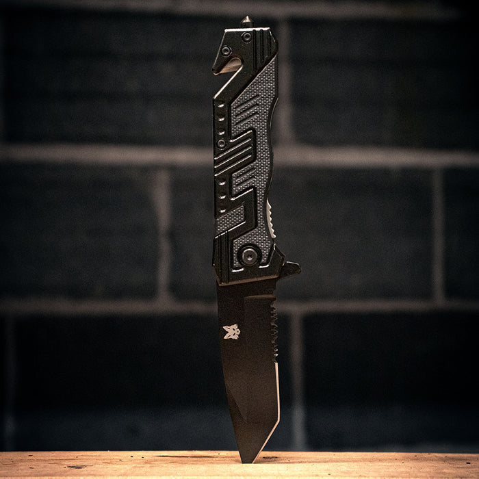 8.5" TANTO SPRING ASSISTED FOLDING KNIFE