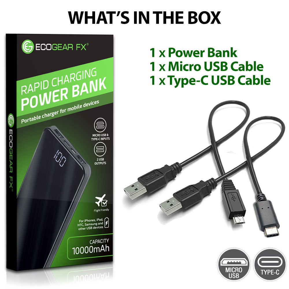 PBH10 – Portable Power Bank Fast Phone Charger