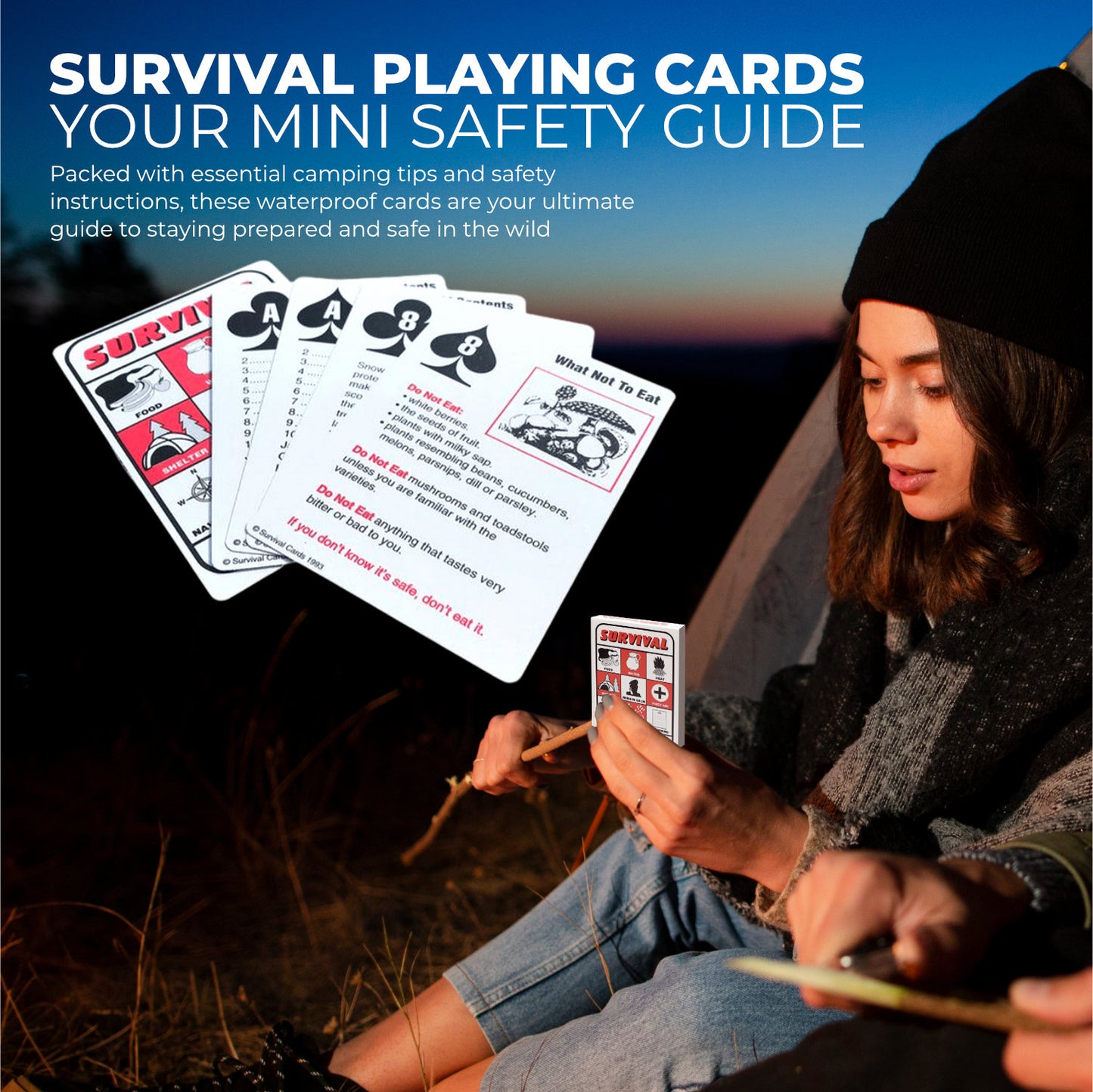 emergency preparedness, survival games, deck of cards, survival gear, salty seabag